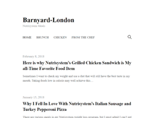 Tablet Screenshot of barnyard-london.com